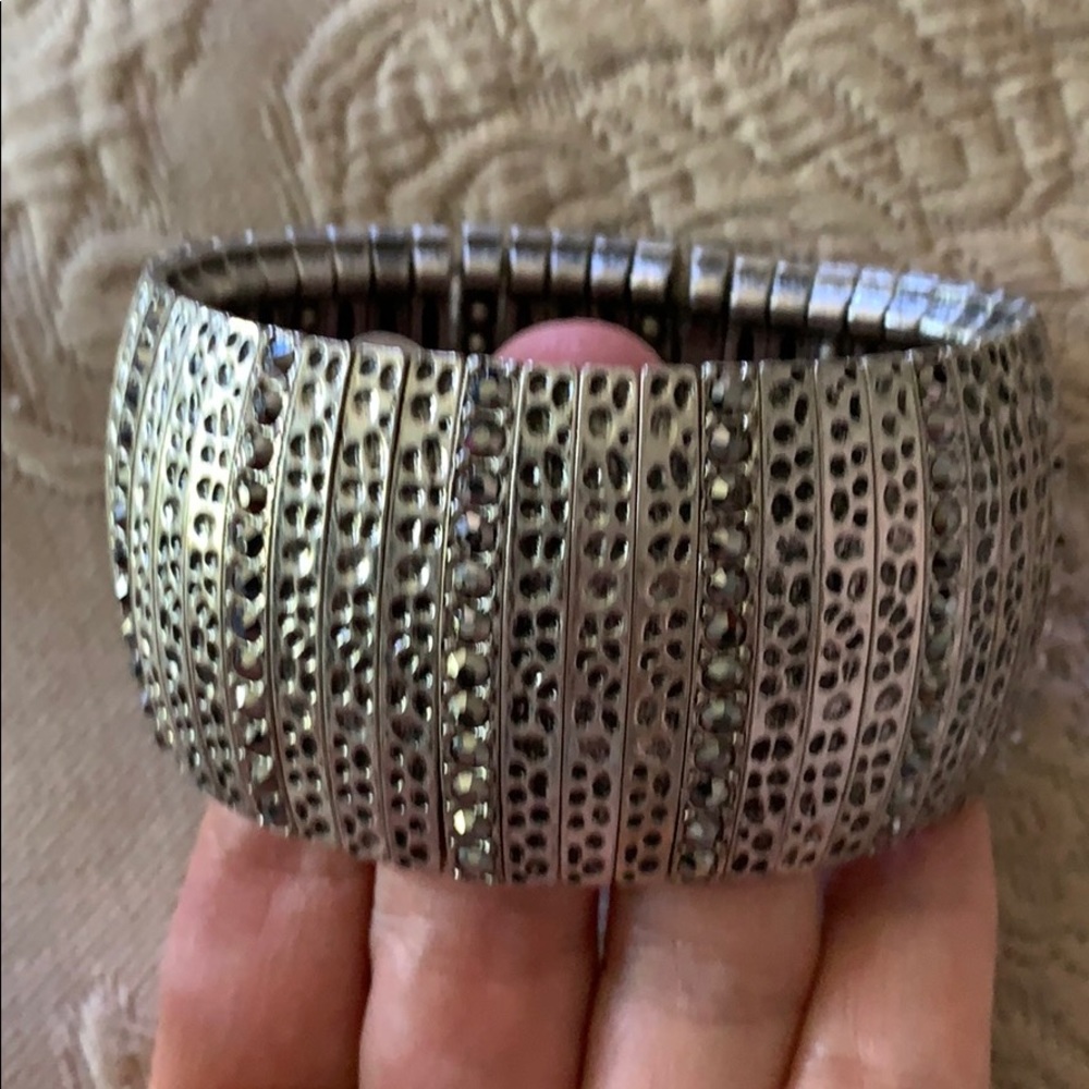 Heidi Klum silver bracelet